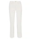 Pushbutton Pants In White