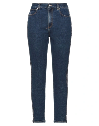 Alexander Mcqueen Jeans In Blue