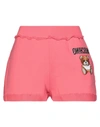 MOSCHINO MOSCHINO WOMAN SHORTS & BERMUDA SHORTS CORAL SIZE 10 COTTON,13667210TS 2