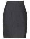 Alexander Mcqueen Mini Skirts In Grey