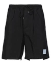 Department 5 Man Shorts & Bermuda Shorts Black Size Xl Cotton, Polyamide