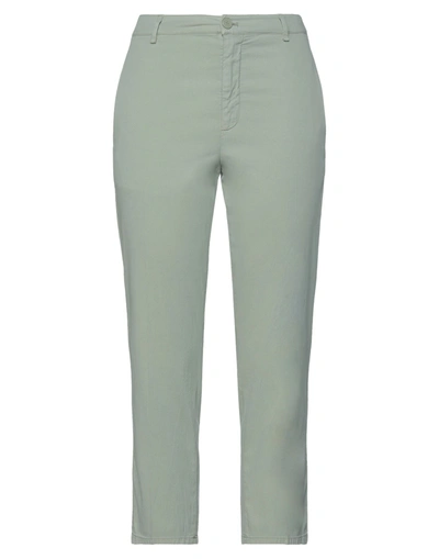 Dondup Pants In Sage Green