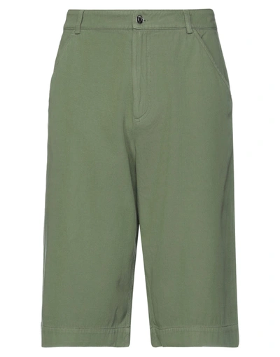Kenzo Cropped Pants In Sage Green