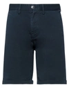 Sun 68 Man Shorts & Bermuda Shorts Midnight Blue Size 33 Cotton, Elastane