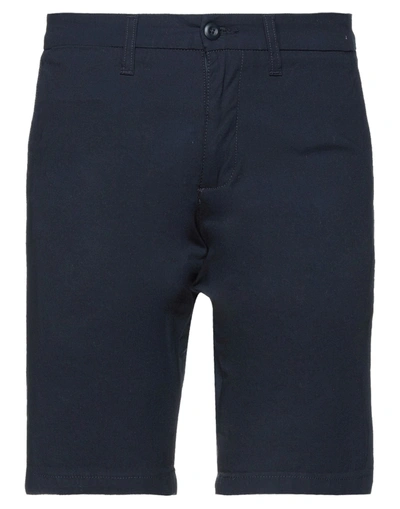 Carhartt Man Shorts & Bermuda Shorts Midnight Blue Size 29 Cotton, Elastane In Blue