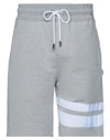 Gcds Man Shorts & Bermuda Shorts Light Grey Size Xs Cotton