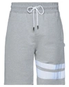 Gcds Man Shorts & Bermuda Shorts Light Grey Size Xs Cotton In Grey