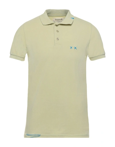 Project E Polo Shirts In Green