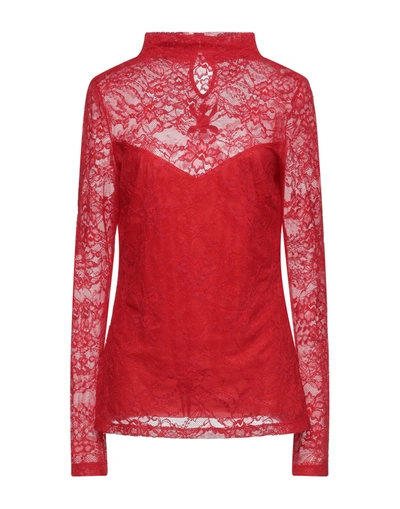 Patrizia Pepe Sera Blouses In Red