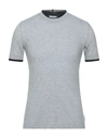 Paolo Pecora T-shirts In Light Grey