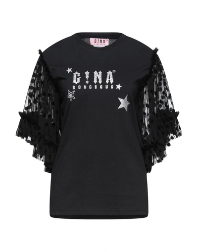 Gna G!na T-shirts In Black