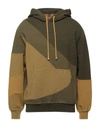 MCQ BY ALEXANDER MCQUEEN MCQ ALEXANDER MCQUEEN MAN SWEATSHIRT MILITARY GREEN SIZE XS COTTON, POLYESTER, ELASTANE,12644224EV 2