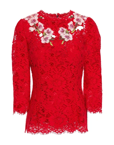 Dolce & Gabbana Blouses In Red