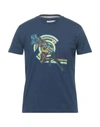 Bikkembergs T-shirts In Blue