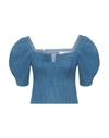 Les Coyotes De Paris Tops In Blue