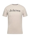 Jeckerson T-shirts In Beige