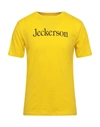 Jeckerson T-shirts In Yellow
