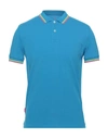 At.p.co Polo Shirts In Azure