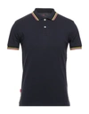 At.p.co Polo Shirts In Dark Purple