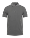 Sun 68 Polo Shirts In Grey