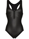 ABYSSE ELLE QUARTER-ZIP SWIMSUIT