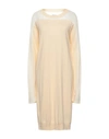 Maison Margiela Midi Dresses In Ivory
