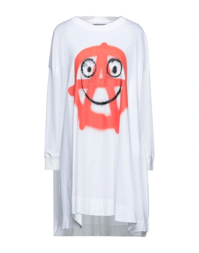 Moschino Short Dresses In White