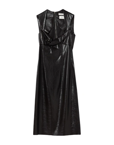 Bottega Veneta Midi Dresses In Black