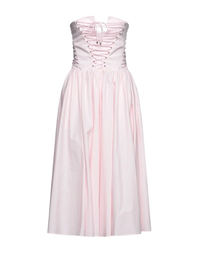 Philosophy Di Lorenzo Serafini Midi Dresses In Pink