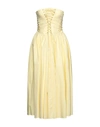 Philosophy Di Lorenzo Serafini Midi Dresses In Yellow