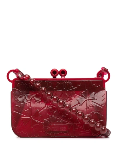 Viktor & Rolf X Melissa Bloom 3d Patterned Shoulder Bag In Red