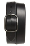 SHINOLA LEATHER BELT