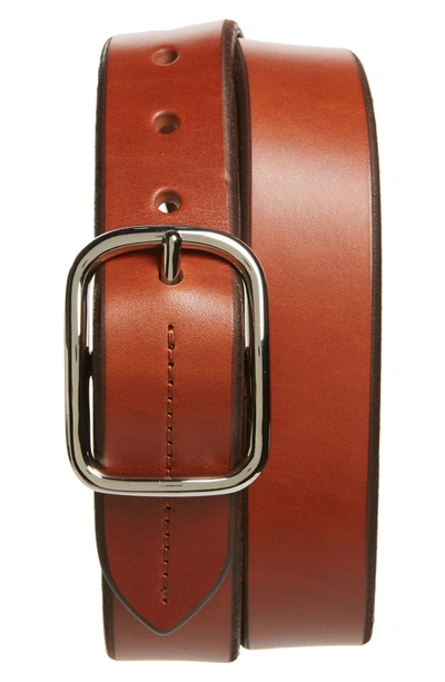 Shinola Leather Belt In Bourbon