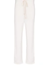 LES TIEN KNITTED CASHMERE TRACK PANTS