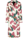 DESMOND & DEMPSEY QUILTED LONG-SLEEVE dressing gown