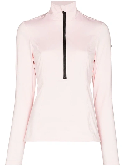 Goldbergh Serena Turtleneck Base Layer Top In Pink