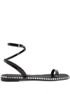 Giuseppe Zanotti Bellatriks Flat Sandals In Black