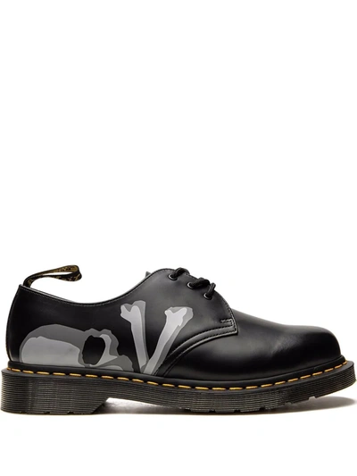Dr. Martens X Mastermind World X Bape 1461 Lace-up Shoes In Black
