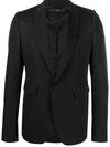 Sapio Tailored Single-breasted Blazer In Black