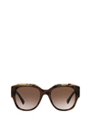 Giorgio Armani Tortoiseshell Oversize-frame Sunglasses In Brown Tortoise