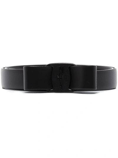 Salvatore Ferragamo Viva Belt Salvatore Ferragamo viva black patent leather belt - BOPF  main image 2