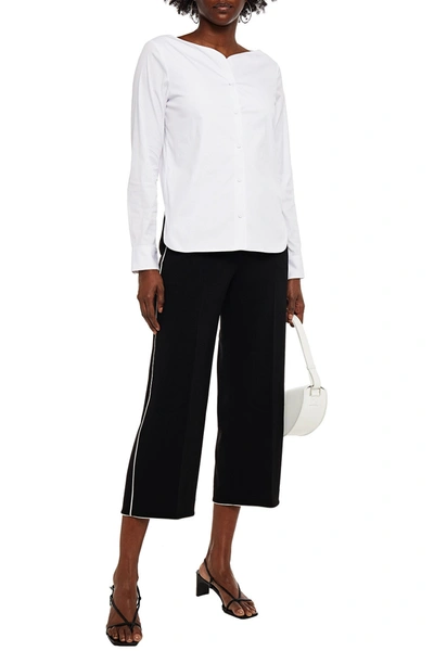 Theory Crepe Wide-leg Pants