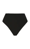 Bondi Born Paloma High-waist Bikini Bottoms In Black