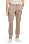 Nordstrom Sueded Slim Fit Stretch Chinos In Tan Desert