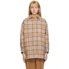 SEE BY CHLOÉ BEIGE WOOL BUTTON UP JACKET