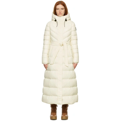 Mackage Womens Cream Calina Quilted Shell-down Coat S