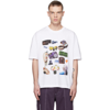 ETUDES STUDIO WHITE MARTINE SYMS EDITION SPIRIT THREAT MODEL T-SHIRT