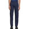 Martine Rose Straight-leg Cargo Trousers In Dark Blue