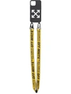 Off-white Man Iphone 12 Pro Max Case With Industrial Tape In Black
