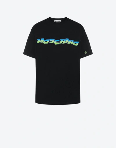 Moschino "surf" T-shirt In Black